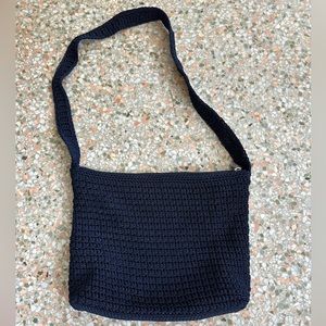 The Sak navy woven shoulder bag purse